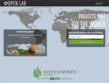 Tablet Screenshot of openlab.org